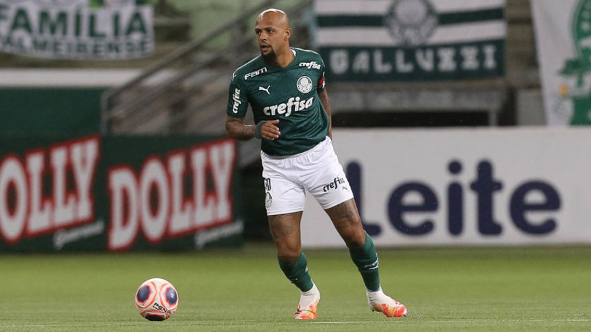 Felipe Melo, zagueiro do Palmeiras.