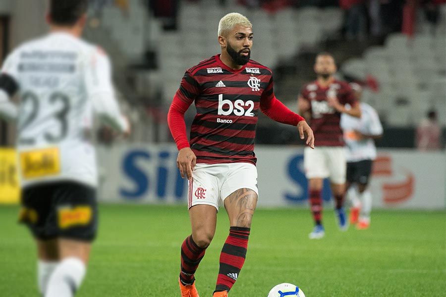 Gabriel, atacante do Flamengo.