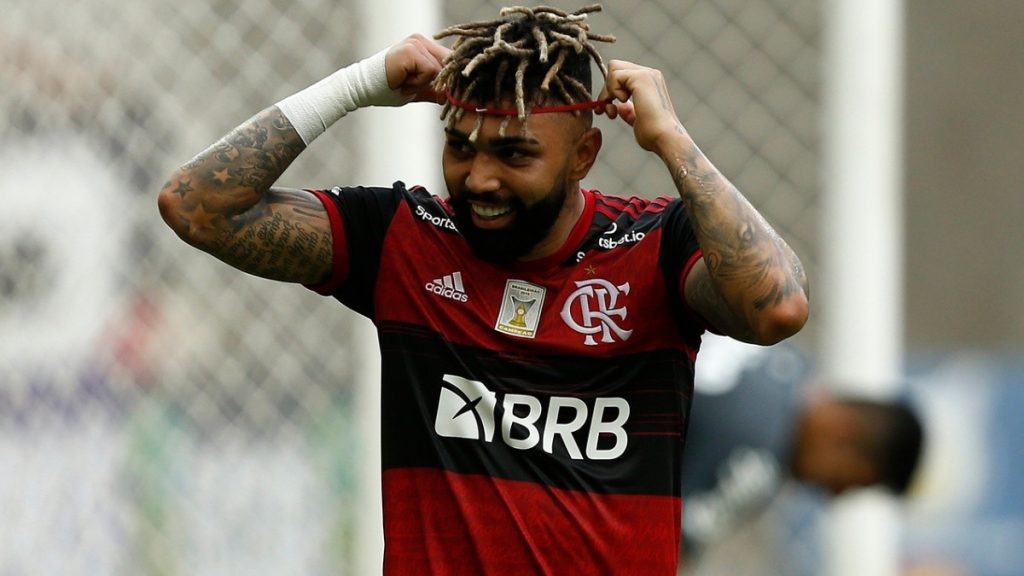 Gabriel, atacante do Flamengo.