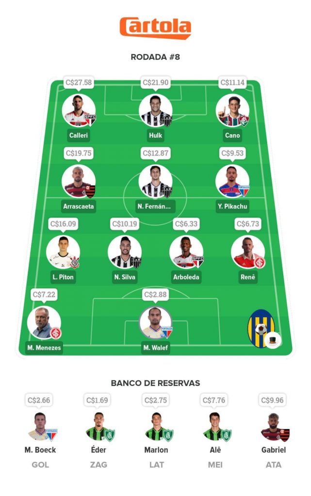 Seleção Mix - Rodada 8