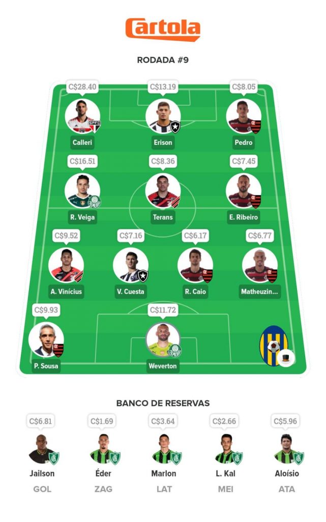 Seleção Mix - Rodada 9