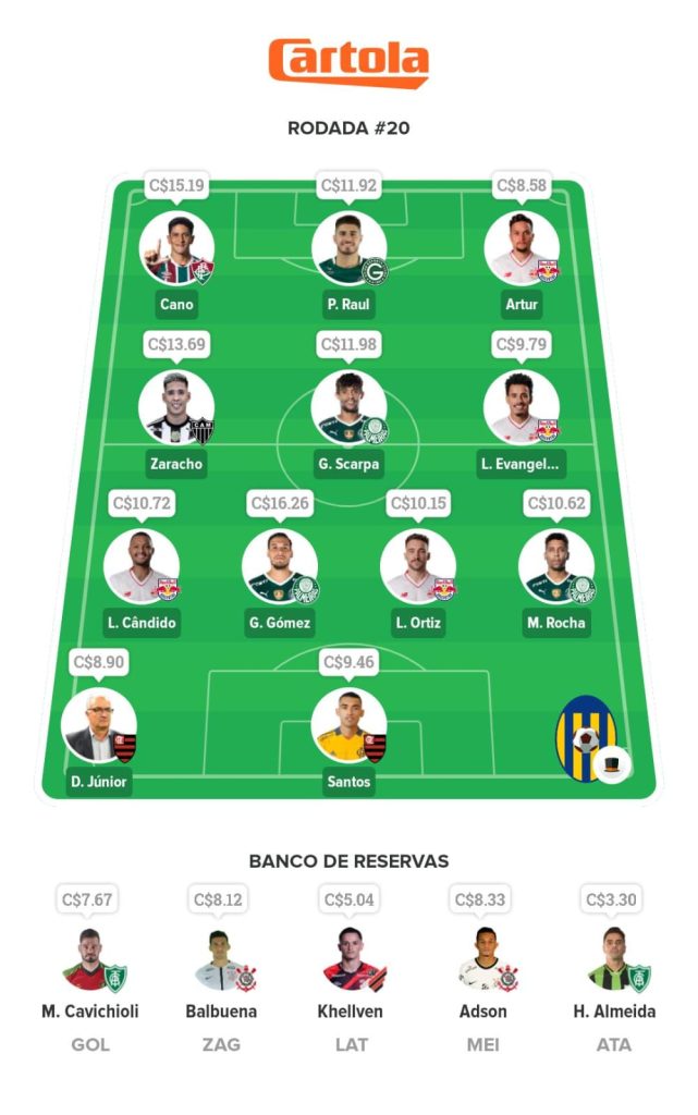 Seleção Mix - Rodada 20