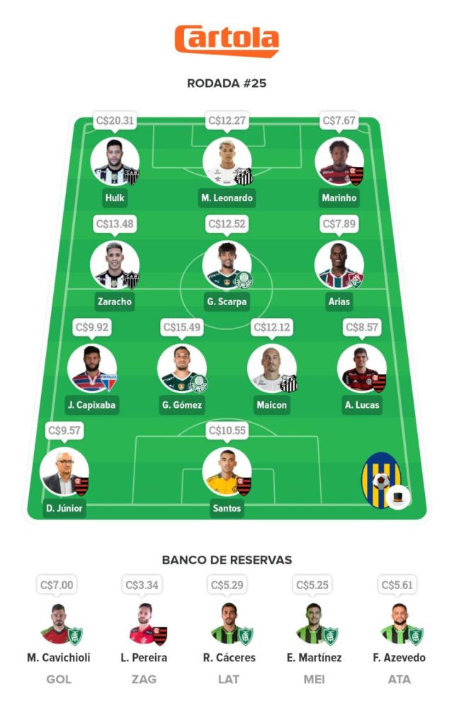 Seleção Mix - Rodada 25