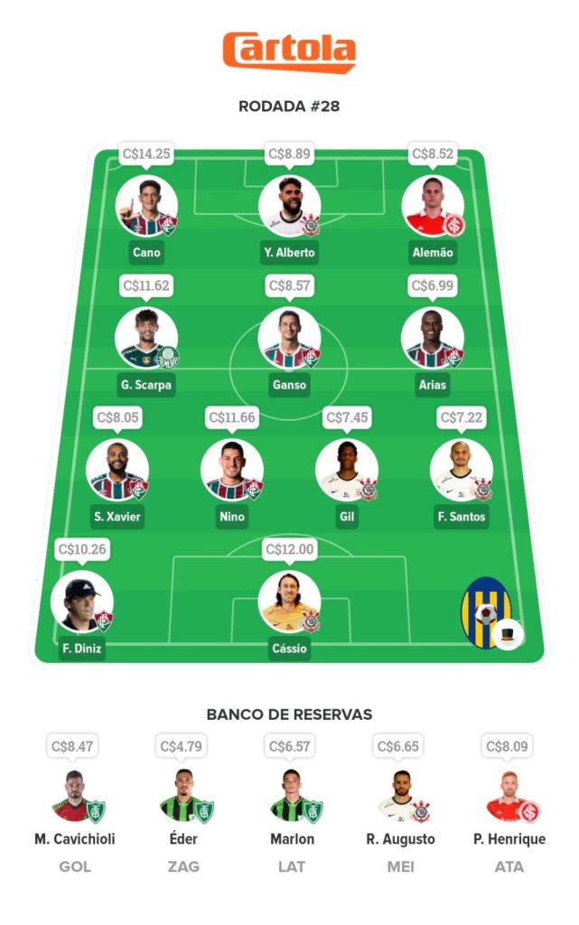 Seleção Mix - Rodada 28