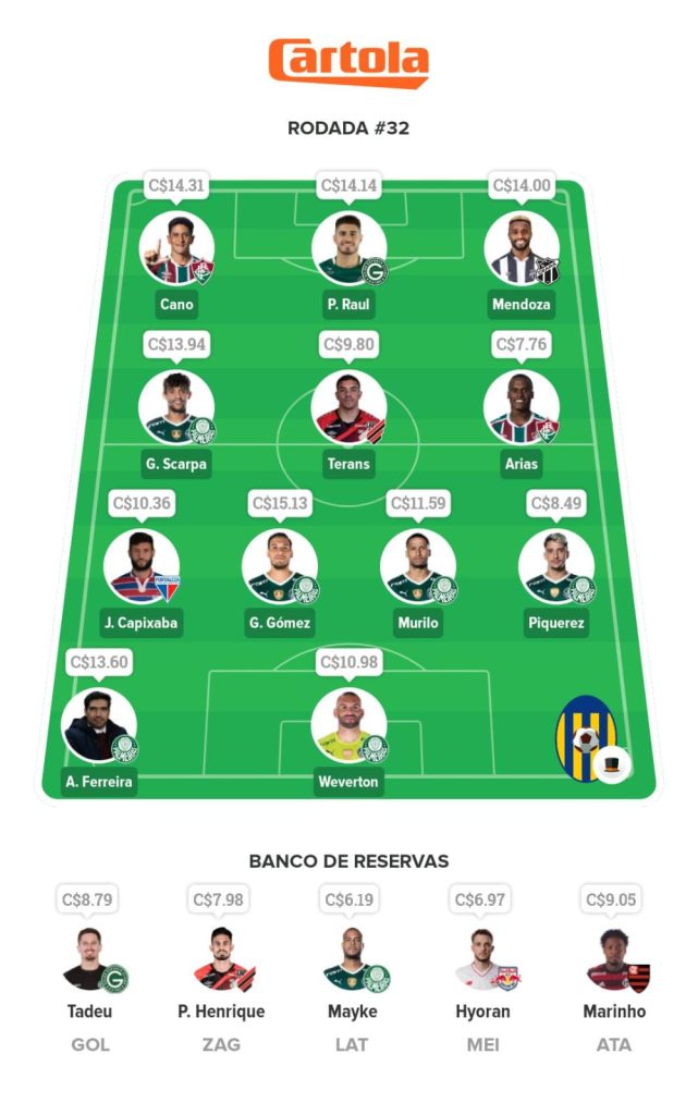 Seleção Mix - Rodada 32