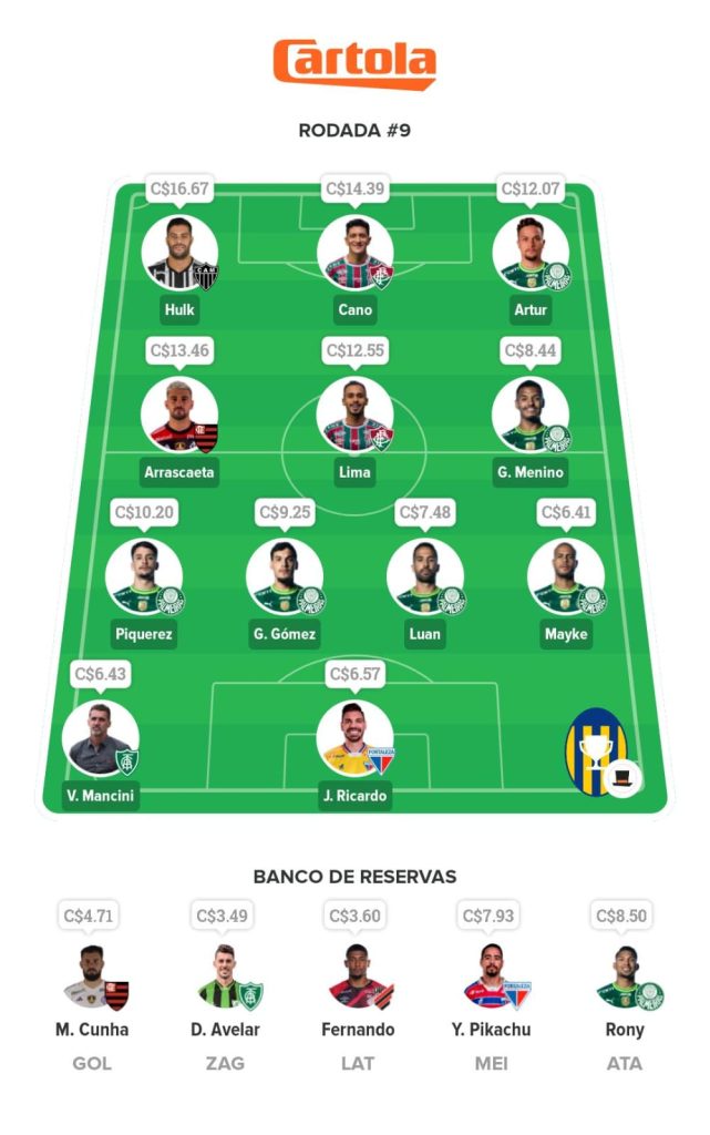 Seleção Mix - 9ª Rodada