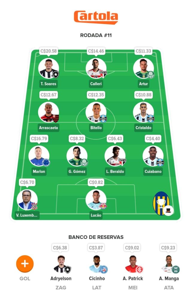Seleção Mix - 11ª Rodada