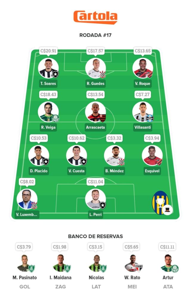 Seleção Mix - 17ª Rodada