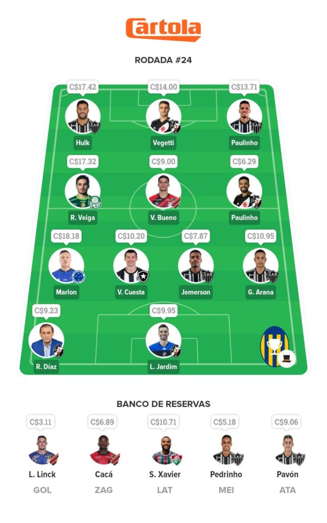 Seleção Mix - 24ª Rodada