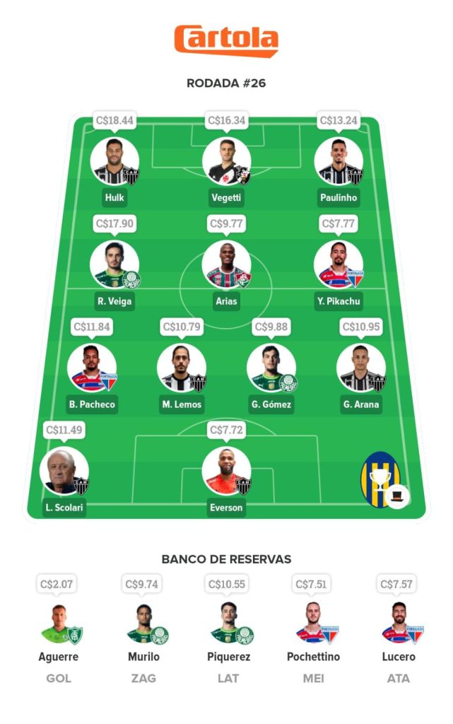 Seleção Mix - 26ª Rodada