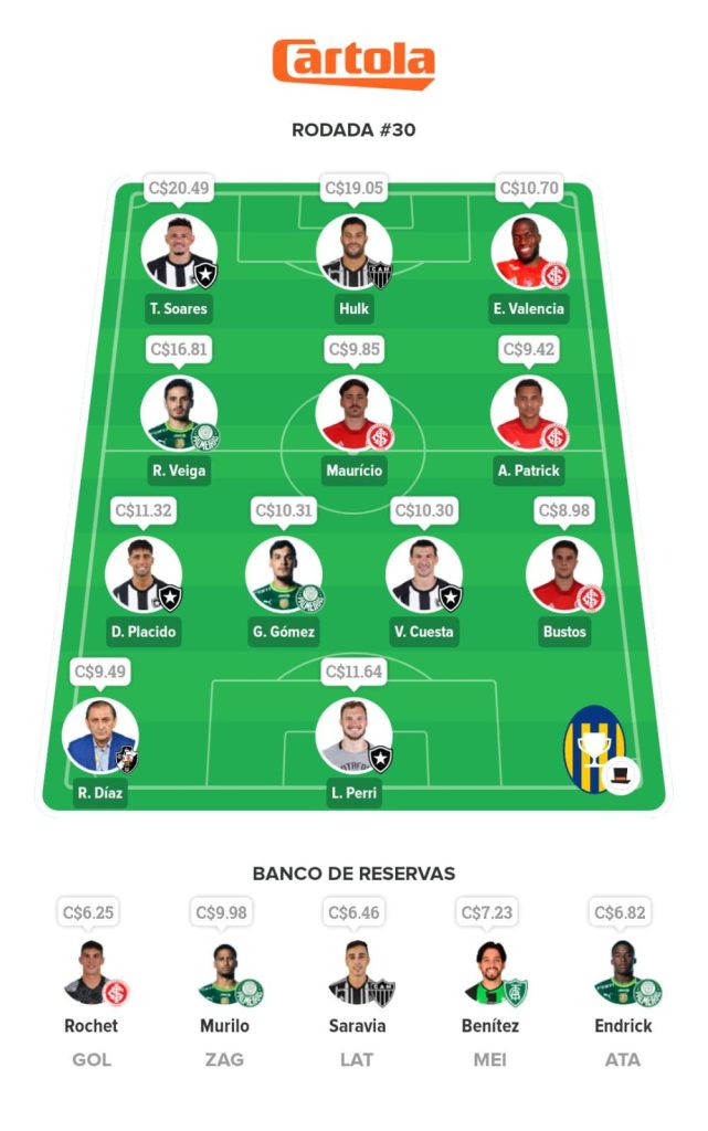 Seleção Mix - 30ª Rodada