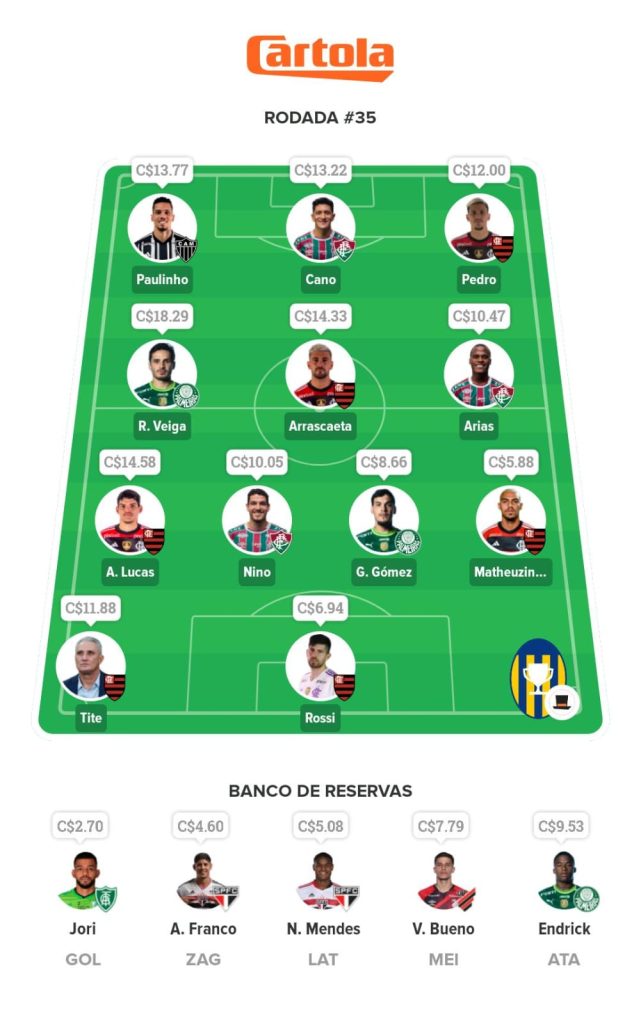 Seleção Mix - 35ª Rodada
