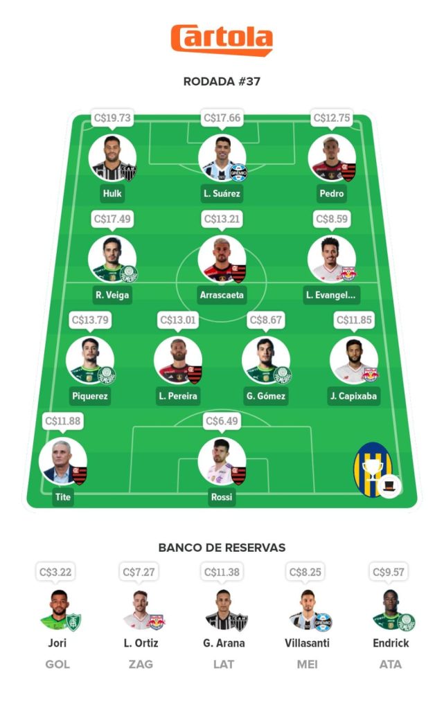 Seleção Mix - 37ª Rodada