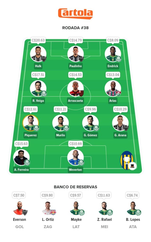Seleção Mix - 38ª Rodada