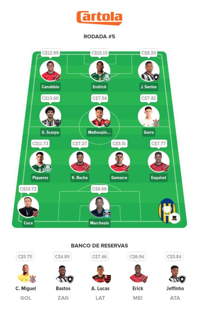 Seleção Mix - 5ª Rodada