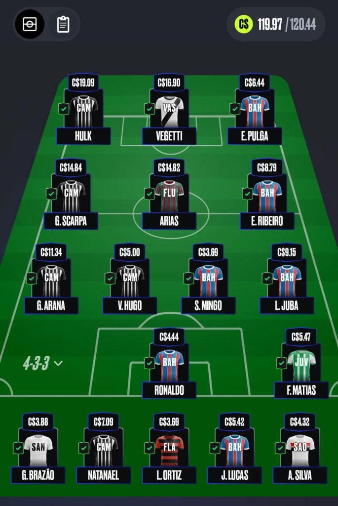Seleção Mix - 3ª Rodada