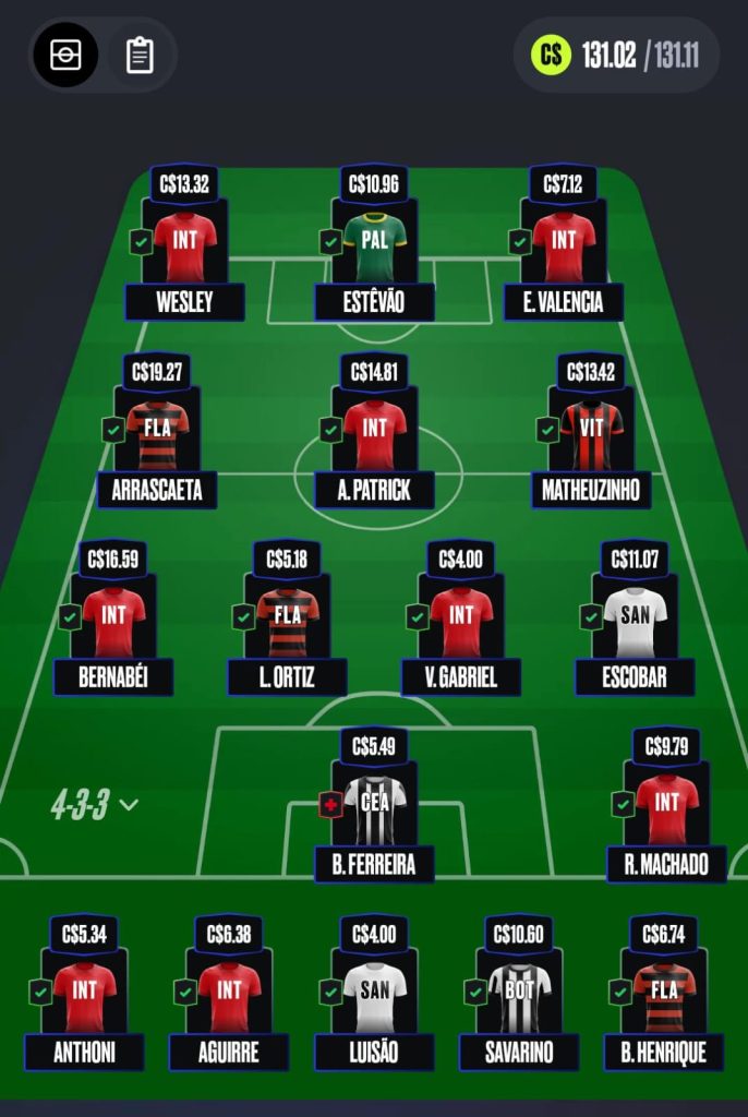 Seleção Mix - 6ª Rodada