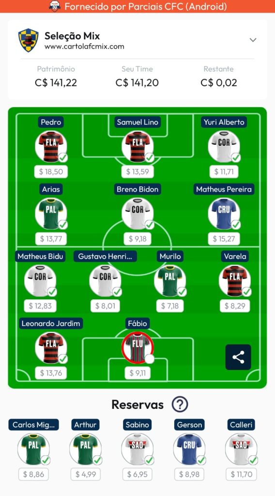 Seleção Mix - 19ª Rodada