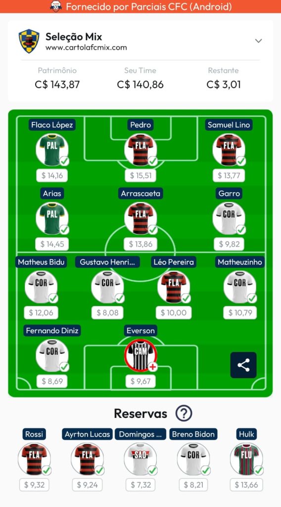 Seleção Mix - 26ª Rodada